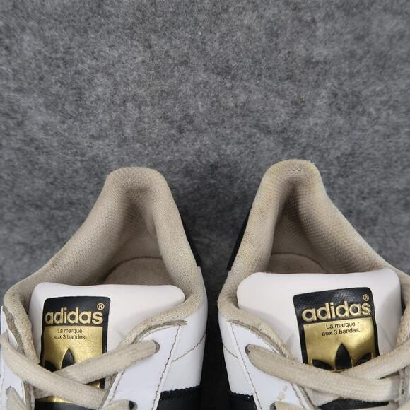 Adidas Shoes Mens 5.5 Sneakers Superstar Casual Trainers Athletic Lace Up White - Picture 3 of 12